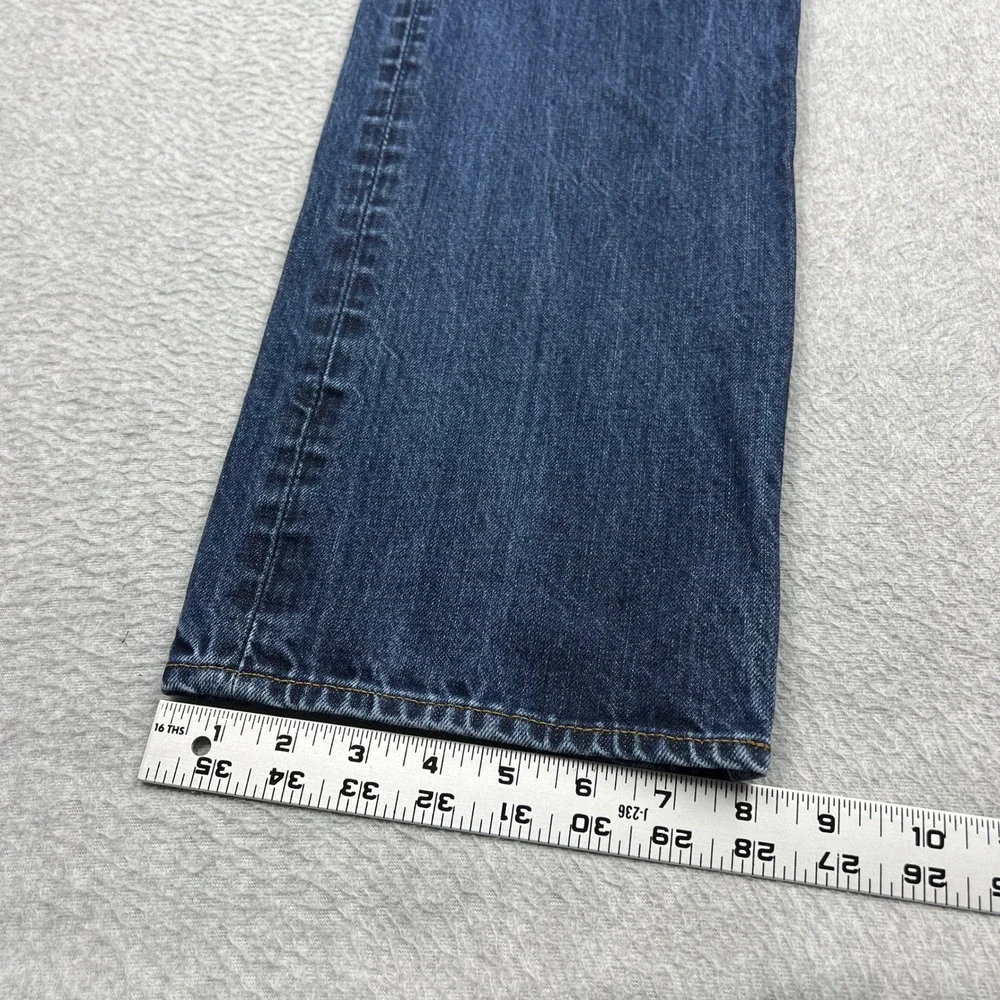 J. Crew 1040 Japanese Kaihara Jeans Men's 36x32 Blue Dark Wash Denim Straight